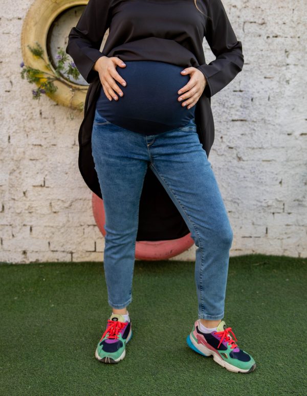 Skinny Maternity Jeans - Blue, S