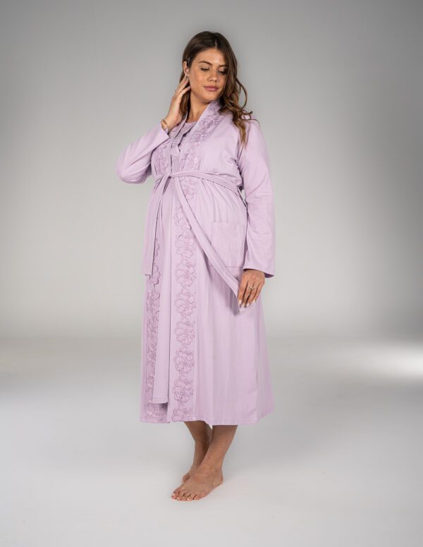 SM204 - Midi Robe - Lilac, XXL