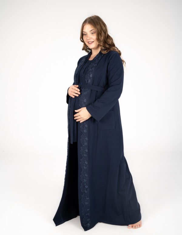 SM204 - طقم ماكسي كامل - أزرق غامق, S