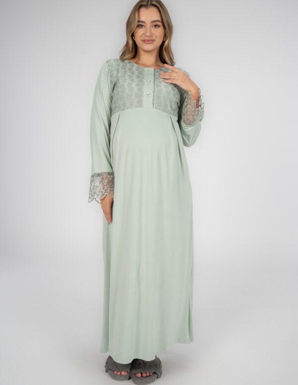 SS204 - Maxi Gown - Green, S
