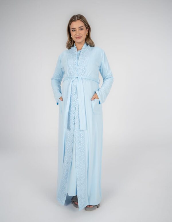 SS204 - روب ماكسي - بيبي بلو, XL