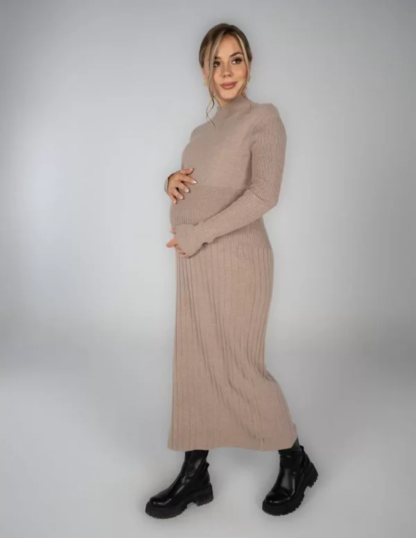 Plisse knitted Dress