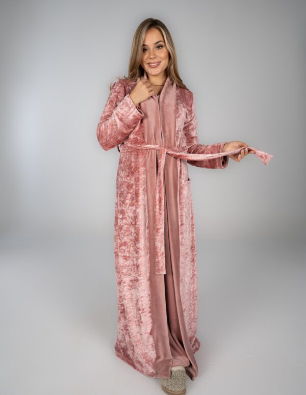 WN204 - Maxi Robe - Pink, XXL