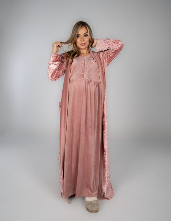 WN204 - روب ماكسي - وردي, XL