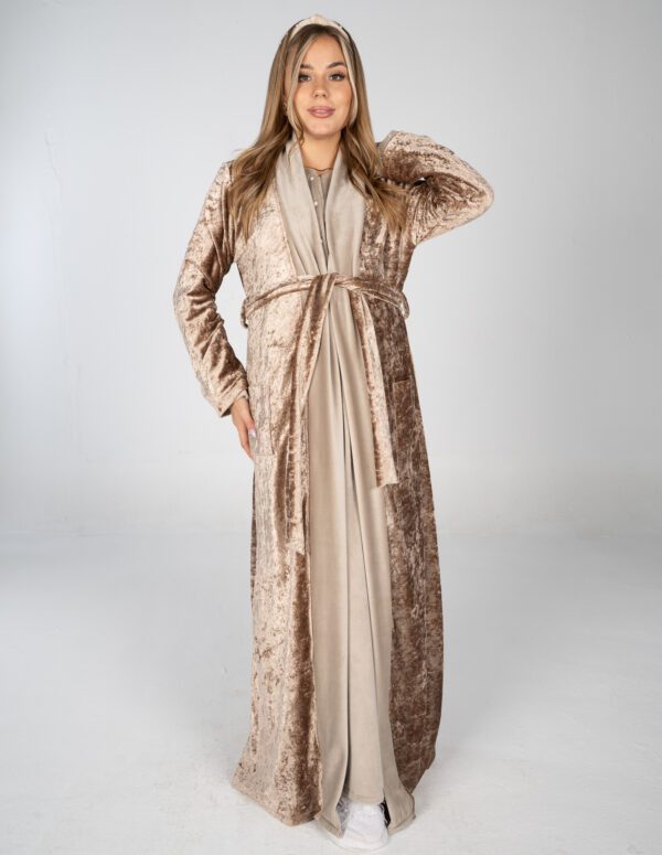 WN204-Complete Maxi Set - Beige, S