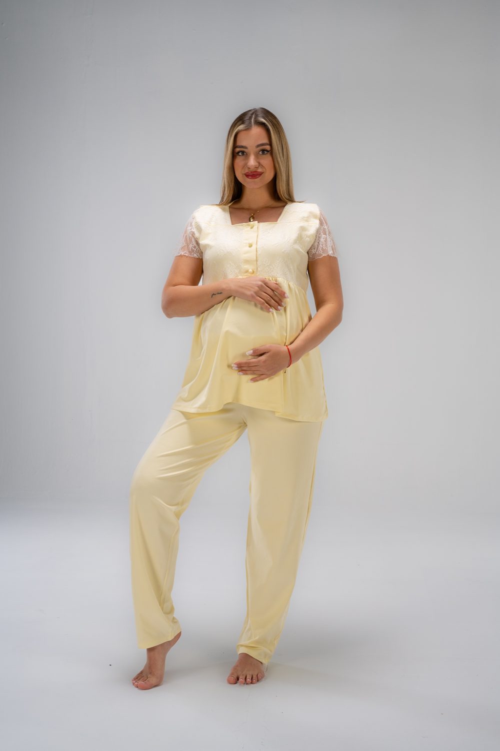 SM205 - Yellow ½ Sleeve PJ