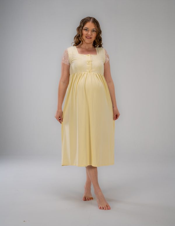 SM205 -Yellow Midi Gown