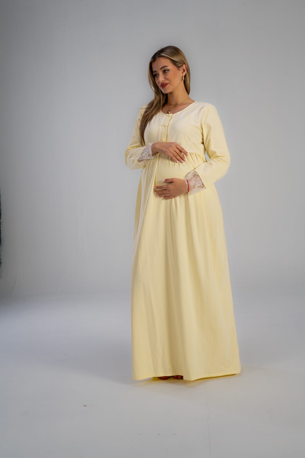 SM205 - Yellow Maxi Gown