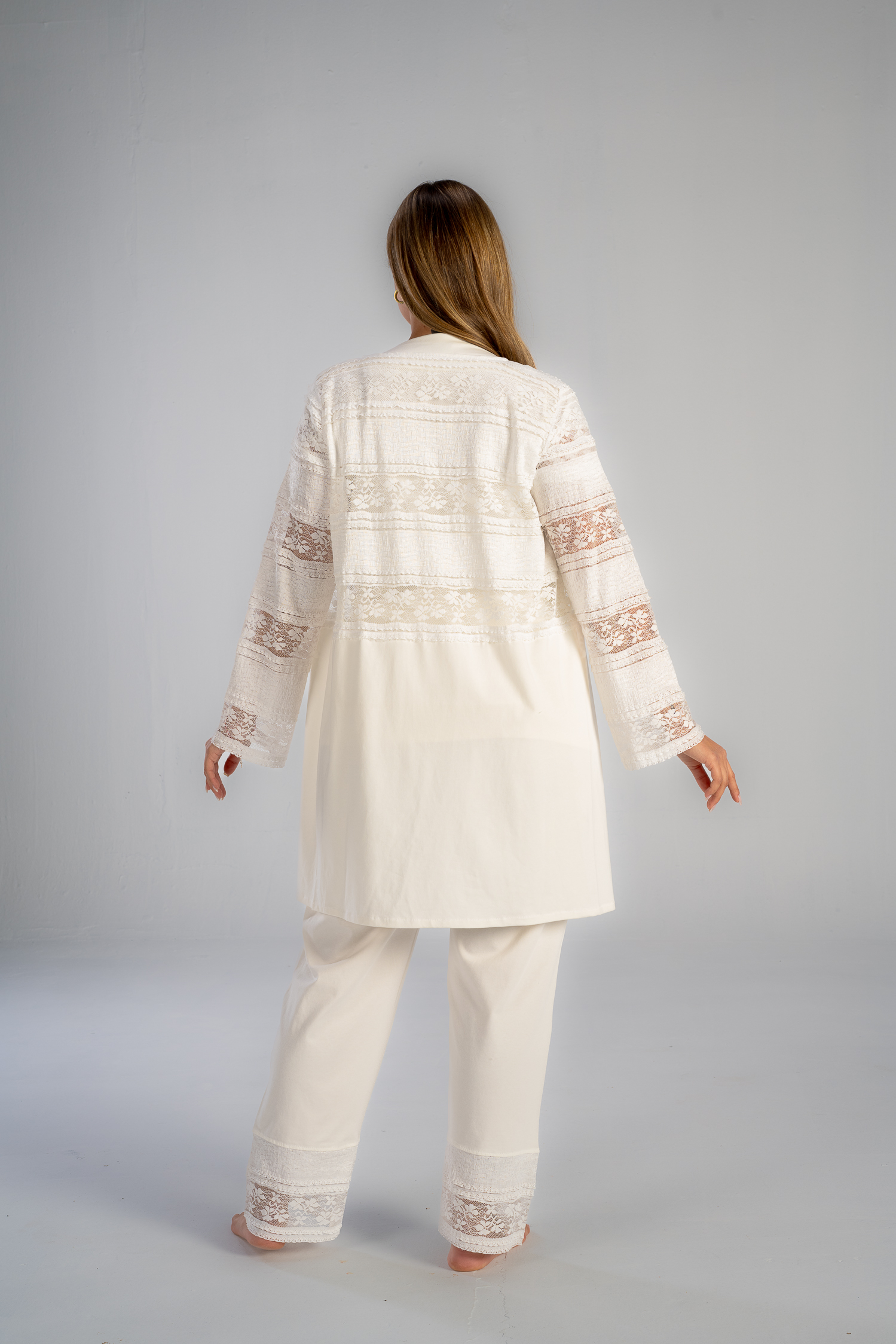 DSC_0348 (1) Summer maternity and nursing white pajama set shipping across all Egypt