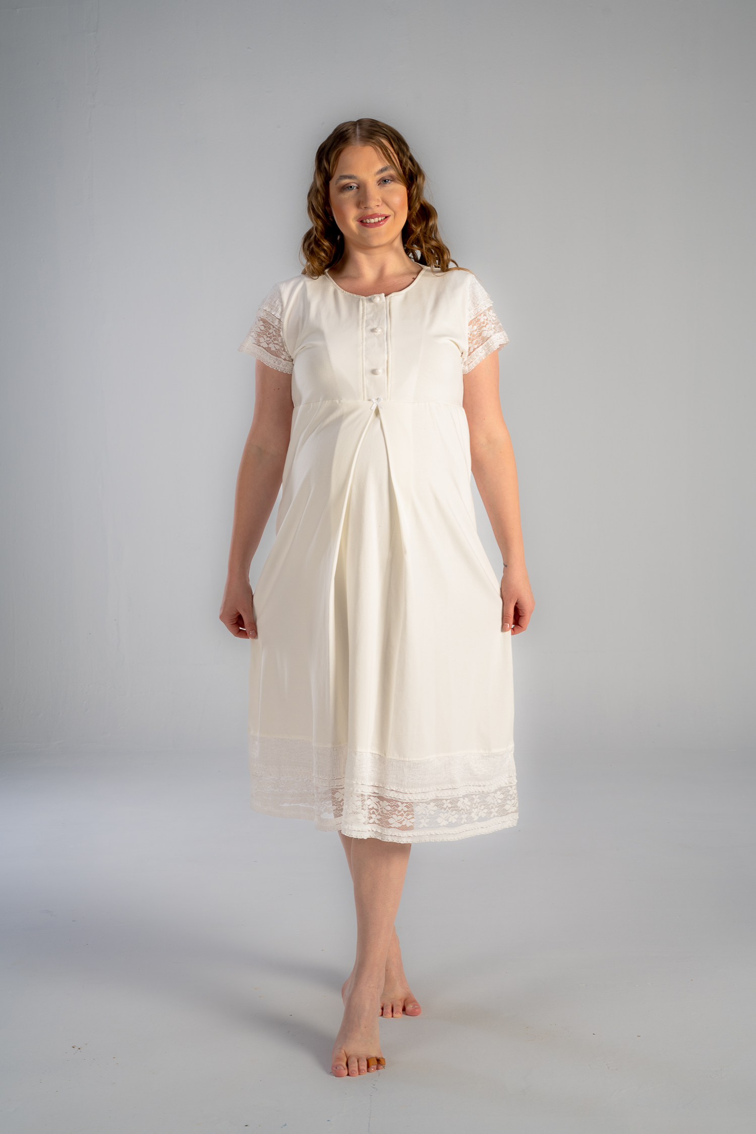 DSC_0413 maternity midi nightwear gown