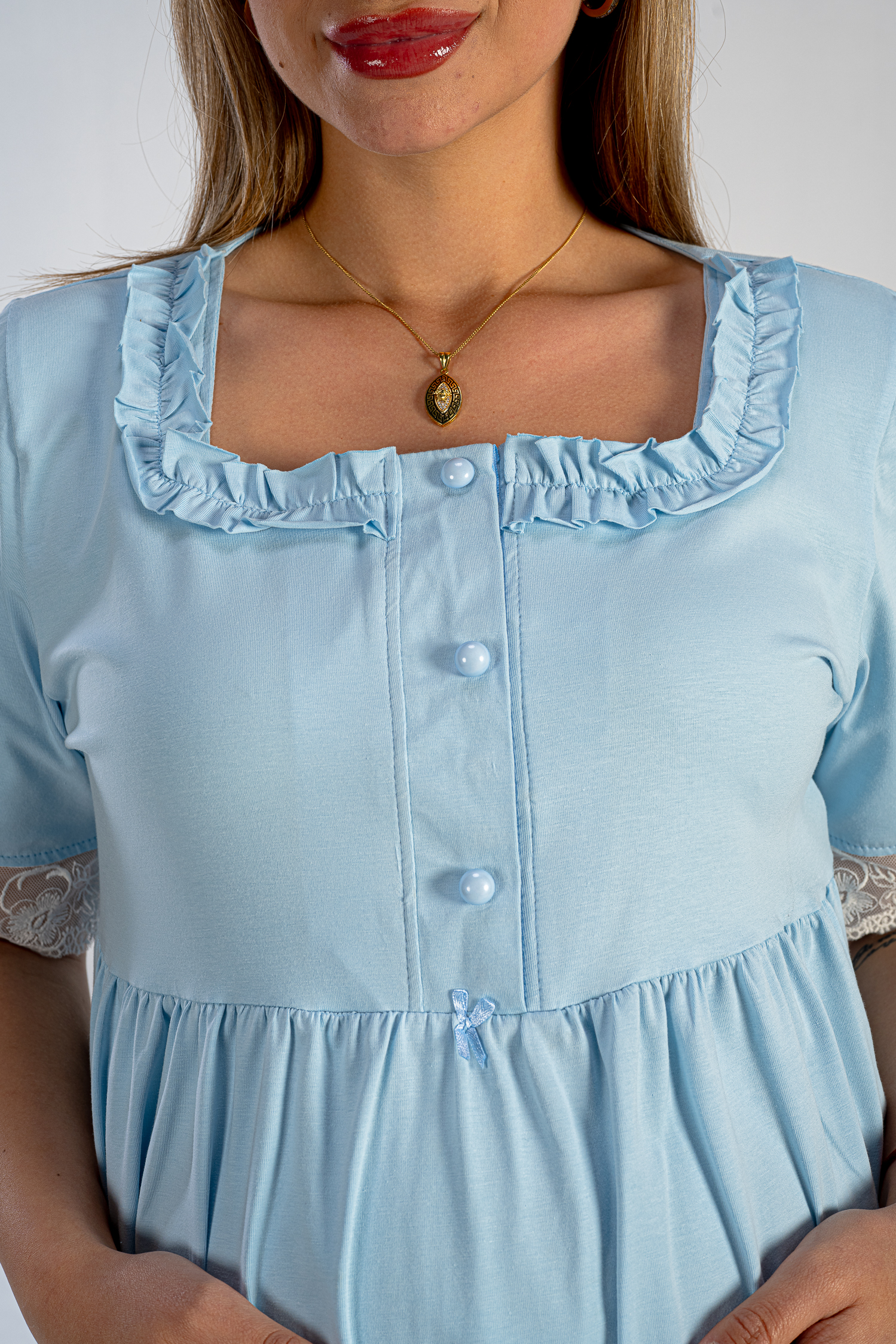 DSC_0992 half sleeve maternity pj