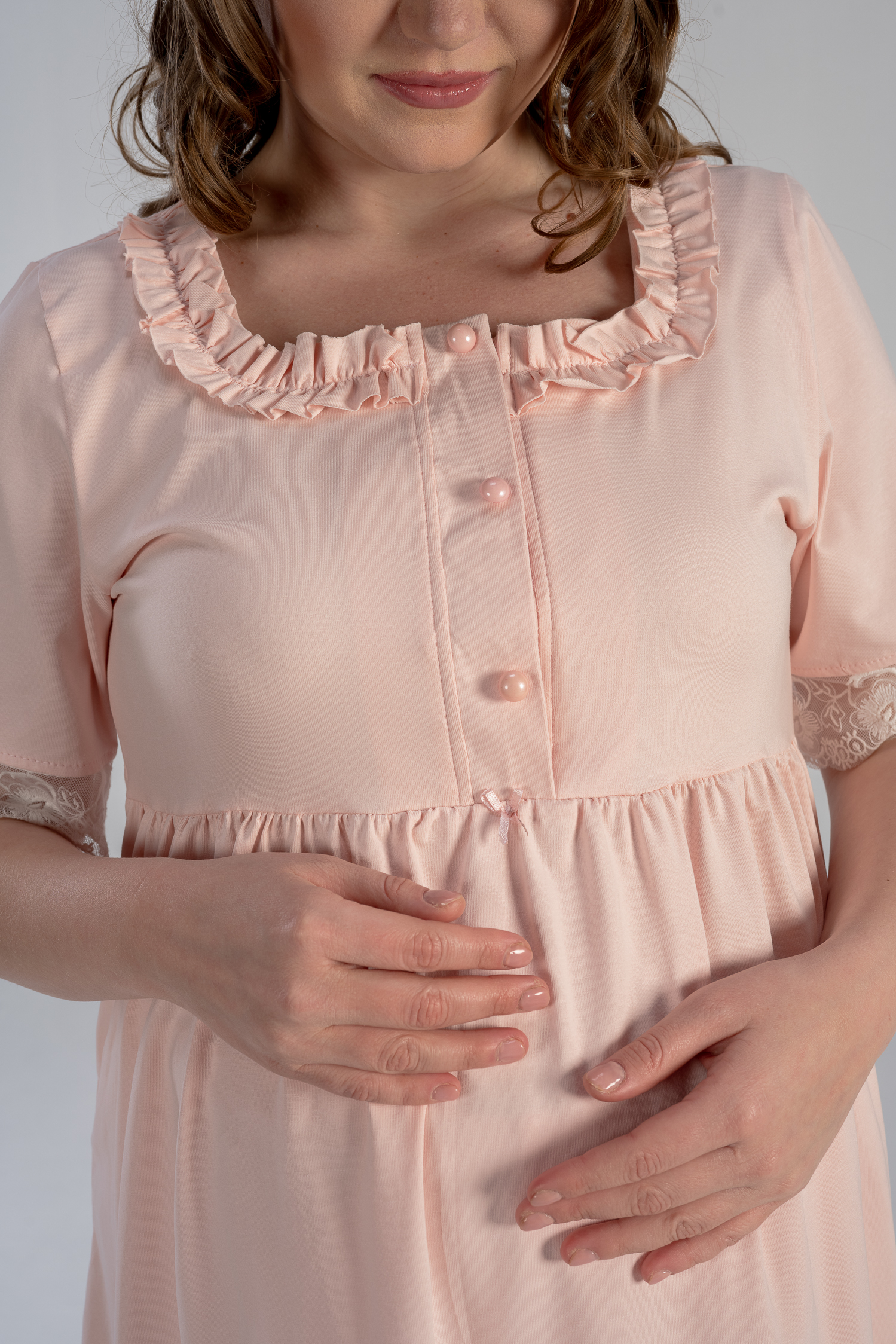 DSC_1162 half sleeve maternity pj