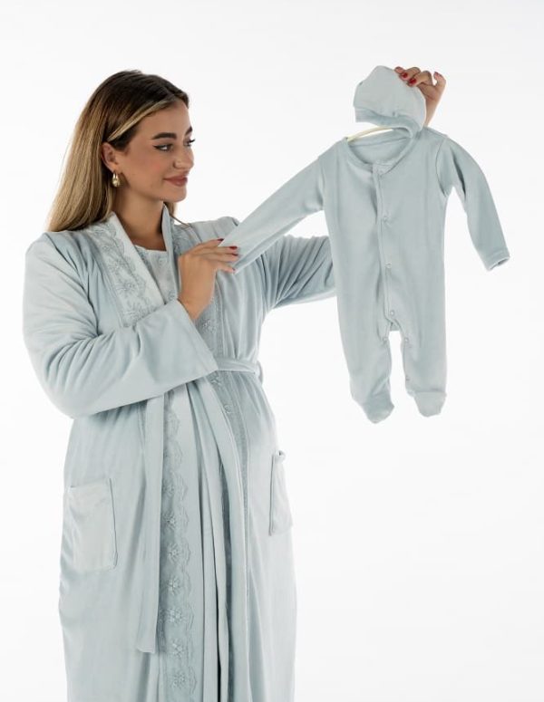 WN206-Plain Onsie - Baby Blue