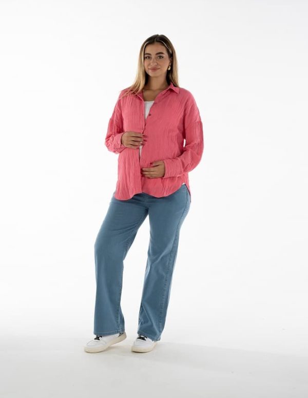 Wide Leg Maternity Jeans